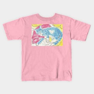 Cute kittens cat art Kids T-Shirt